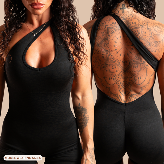 Leopard Short Jumpsuit